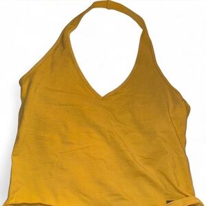 Hollister Mustard Halter Neck Camisole